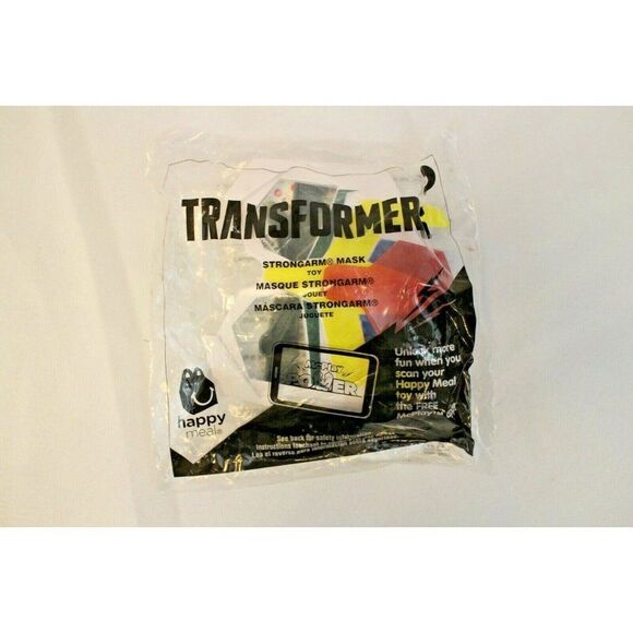 NEW Sealed Transformers Strongarm Mask 2016 McDonald's Happy Meal Toy #6 - Picture 2 of 3